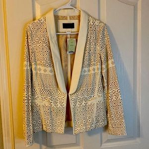 NWT,Dolce Vita/Anthropologie laser cut blazer